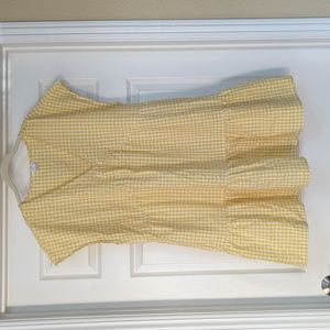 Yellow Gingham Time and Tru Dress